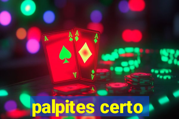 palpites certo